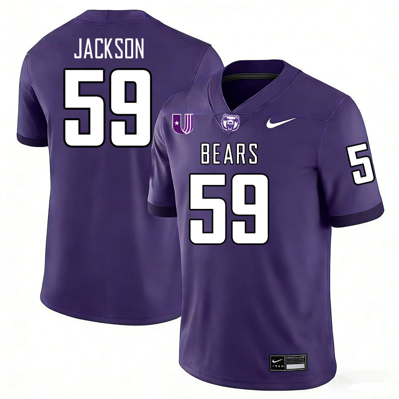 Central Arkansas Bears #59 Devin Jackson College Football Jerseys,Uniforms Stitched-Purple